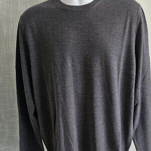 Charles Tyrwhitt Pure Merino Crew Neck Sweater - Gray Size L NWT $ 89
